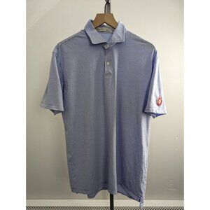 Holderness & Bourne Golf Polo Shirt Mens XLarge Blue Short Sleeve Pima Tailored